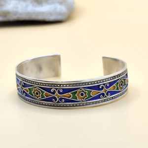 Handmade Enamel Bracelet Inspired by amazigh culture