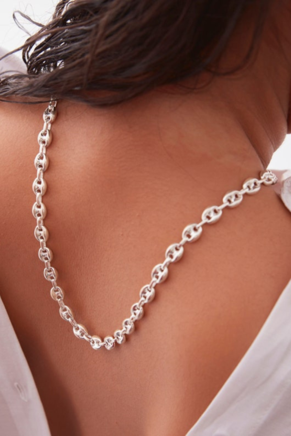 Coffee Bean Chain On High Quality Silver | Coffee Lover Gift
