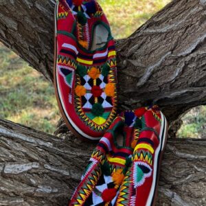Moroccan Babouche Slippers, Amazigh Handmade Women Special leather shoes