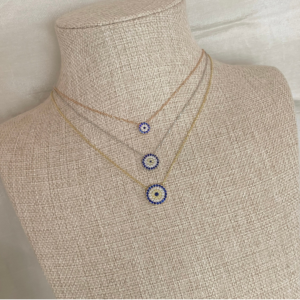 Embrace Positivity with Our Gold Evil Eye Necklace - Great Offer!