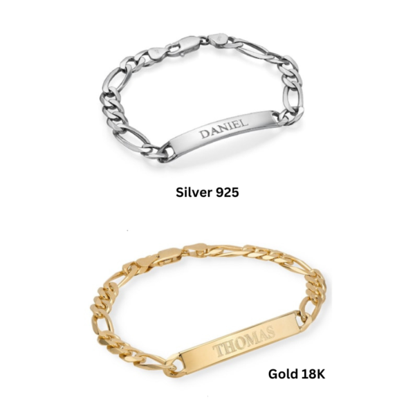 Create Your Story with Personalized Engraved Bracelets | Gift for Men Dad.